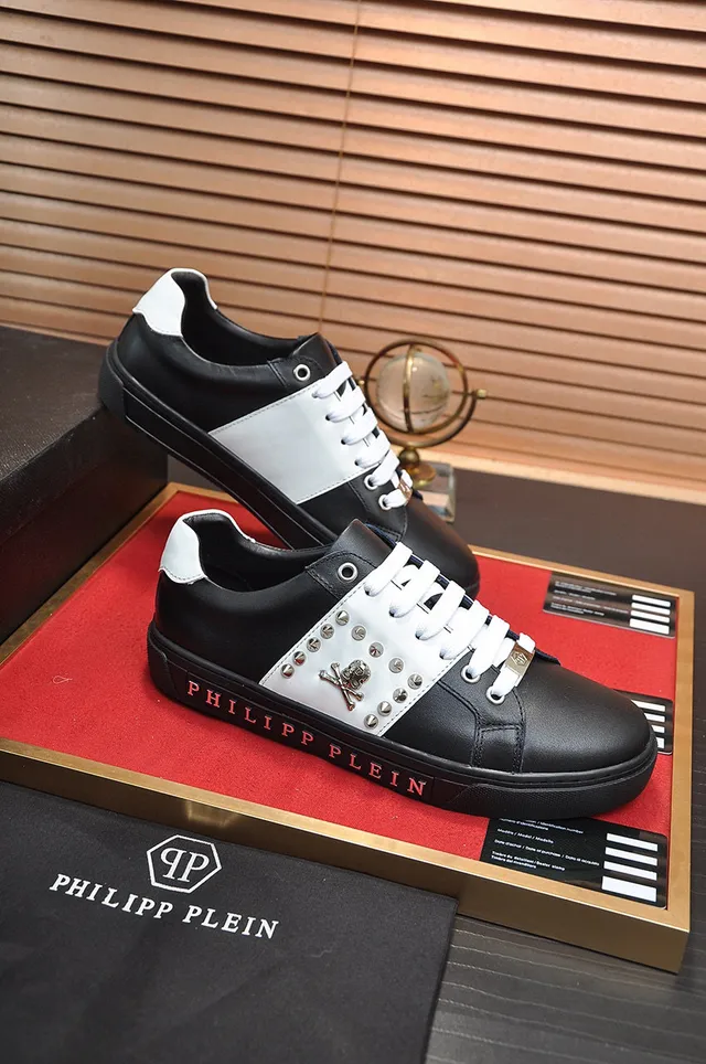 Philipp Plein Crânio Tachonado Tênis Lifestyle 5