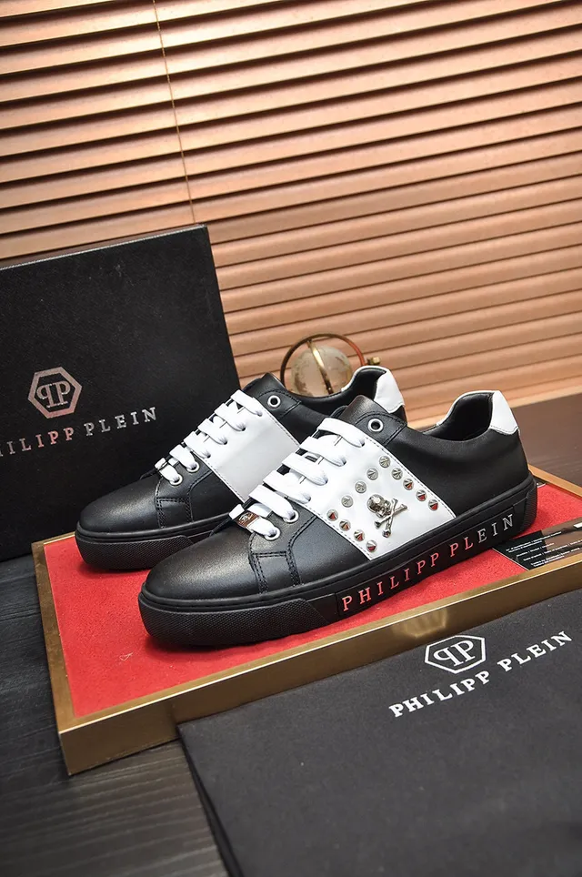 Philipp Plein Crânio Tachonado Tênis Lifestyle 7
