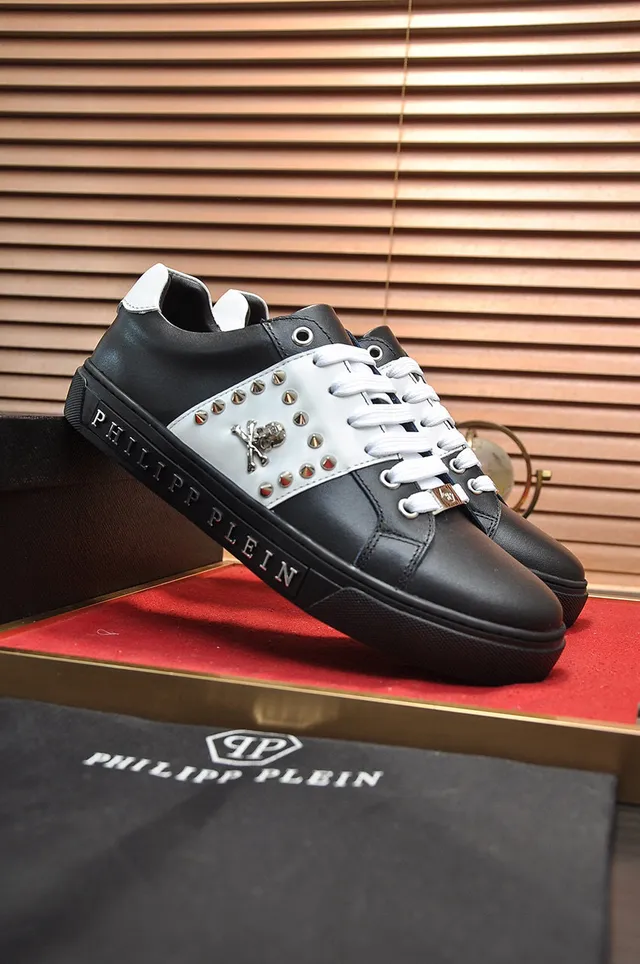 Philipp Plein Crânio Tachonado Tênis Lifestyle 8