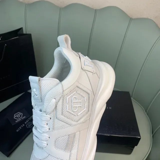 Philipp Plein White Skull Logo Lifestyle Sneakers 2
