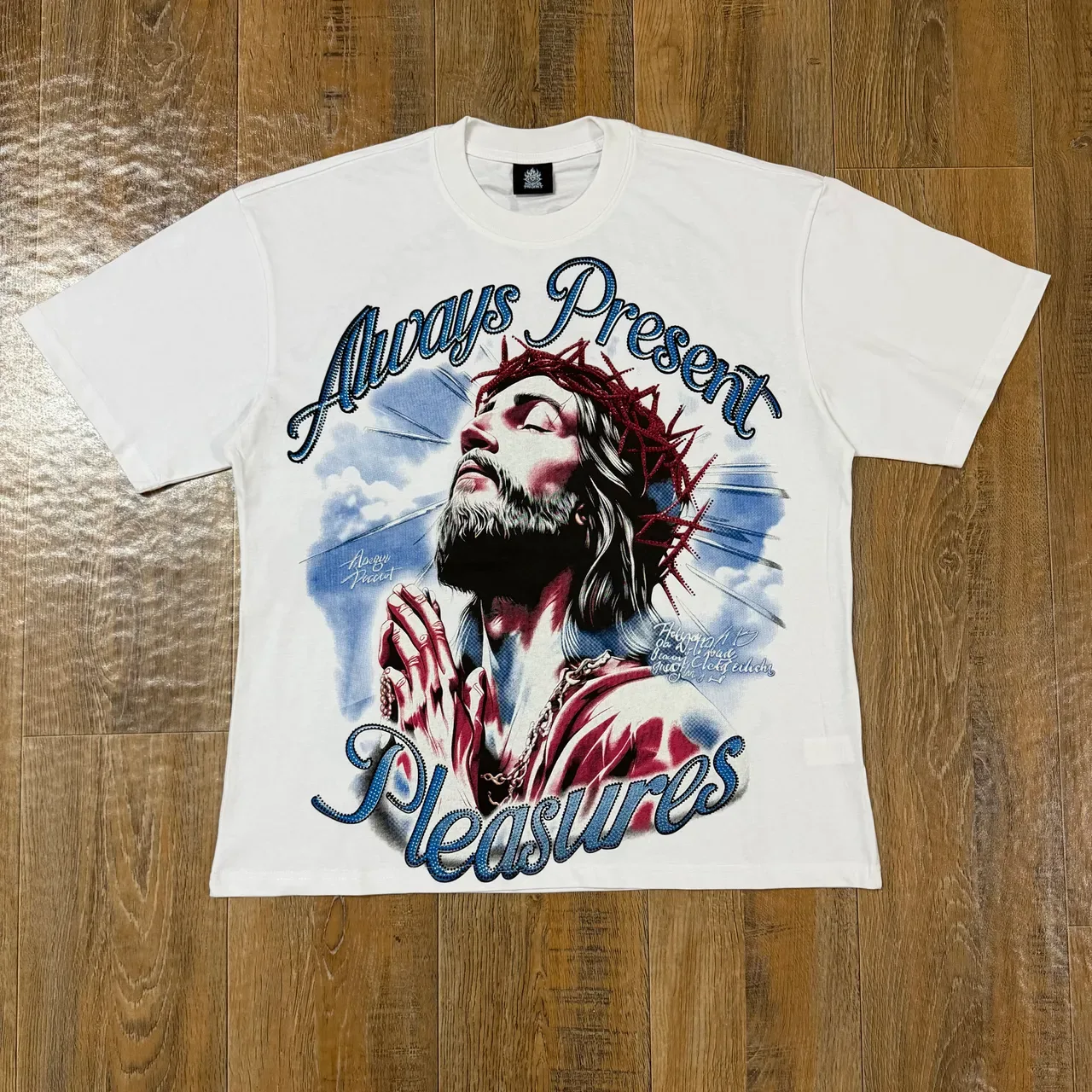 PLEASURES Always Present Pleasures Graphic T-Shirt 3