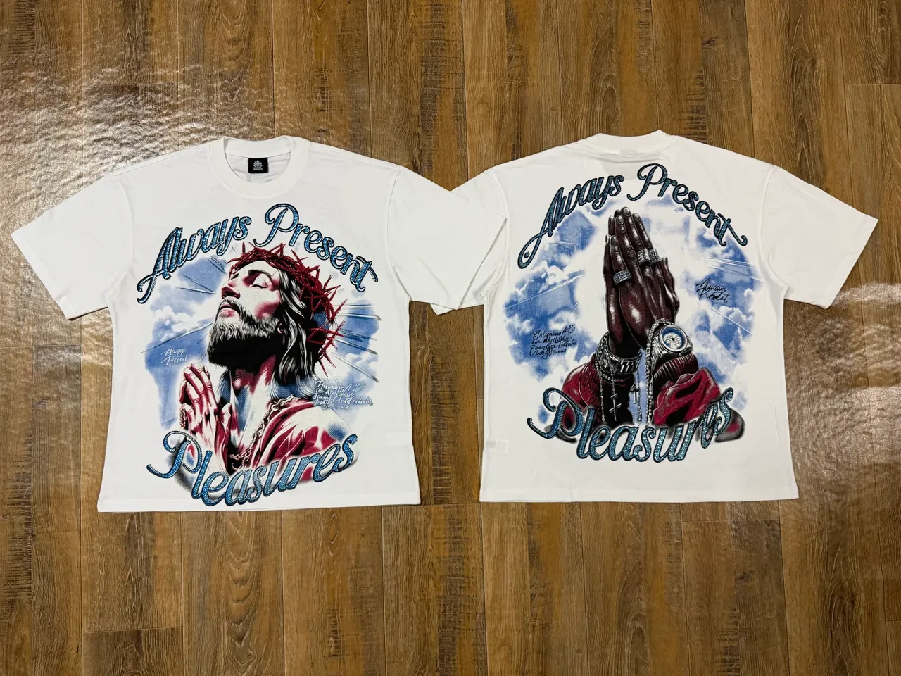 PLEASURES Always Present Pleasures Graphic T-Shirt 4