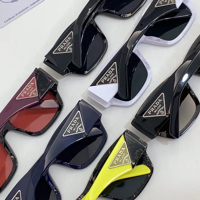 Prada Angular Squared Black Sunglasses 4