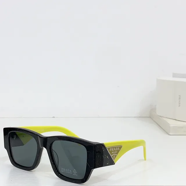 Prada Angular Squared Black Sunglasses 5