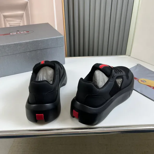 Prada Cloudbust Black and Red Lifestyle Sneakers 6