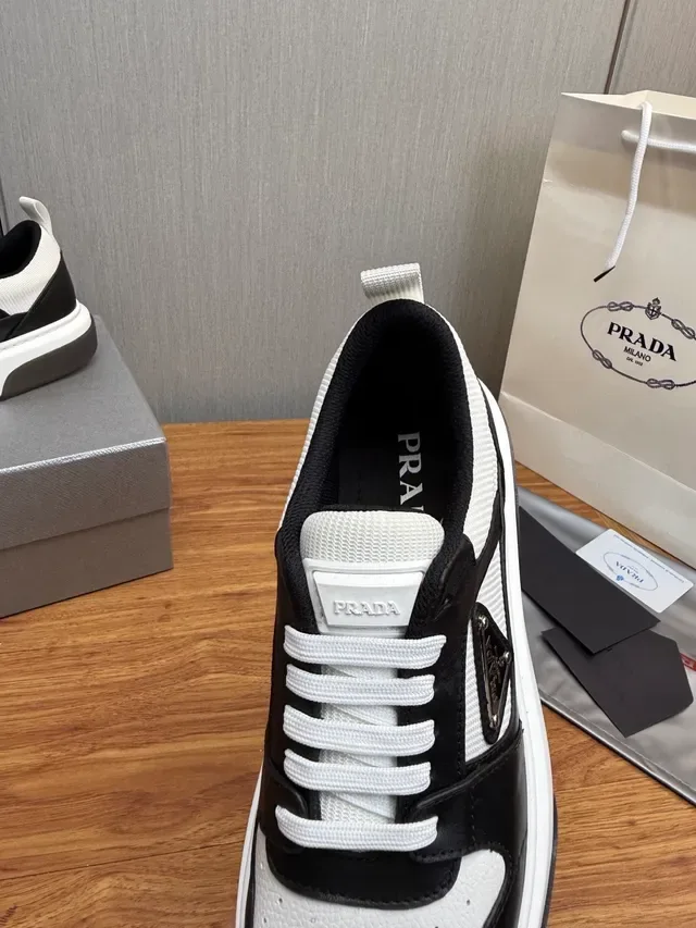Prada Cloudbust Black and White Lifestyle Sneakers 10