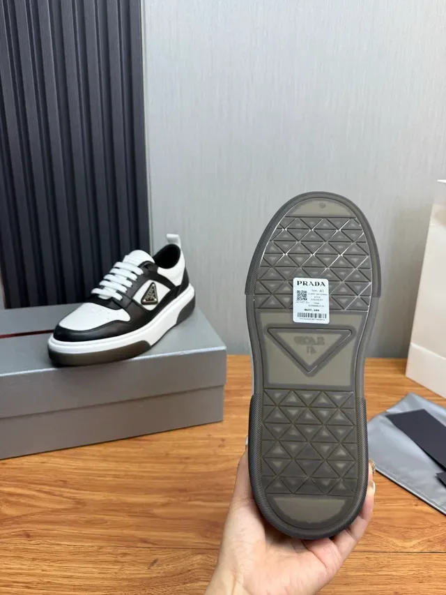 Prada Cloudbust Black and White Lifestyle Sneakers 11