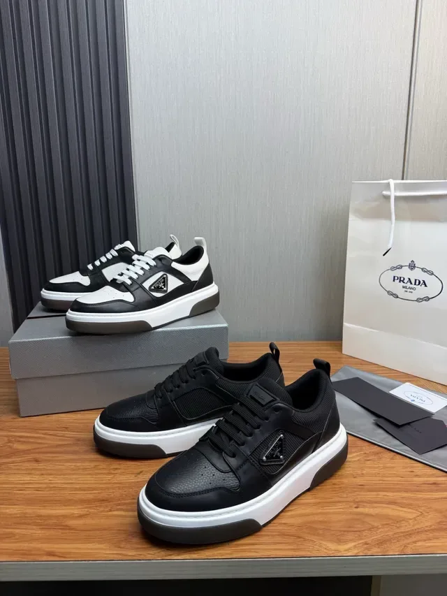 Prada Cloudbust Black and White Lifestyle Sneakers 12