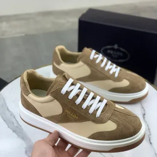 Prada Cloudbust Marron et Beige Sneakers Lifestyle