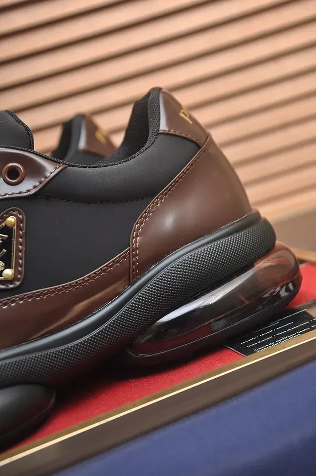 Prada Cloudbust Brown and Black Chunky Sneakers 2