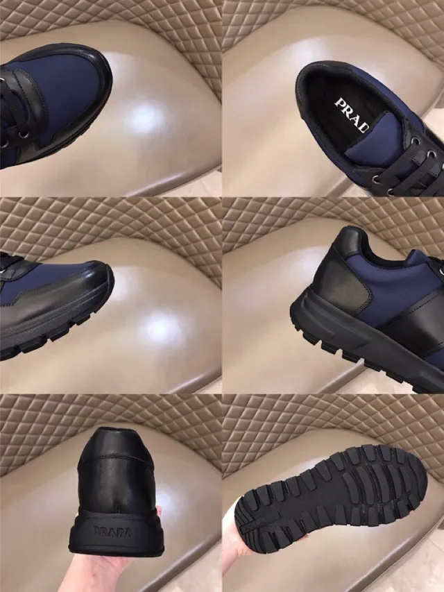 Prada Cloudbust Navy and Black Chunky Sneakers 2
