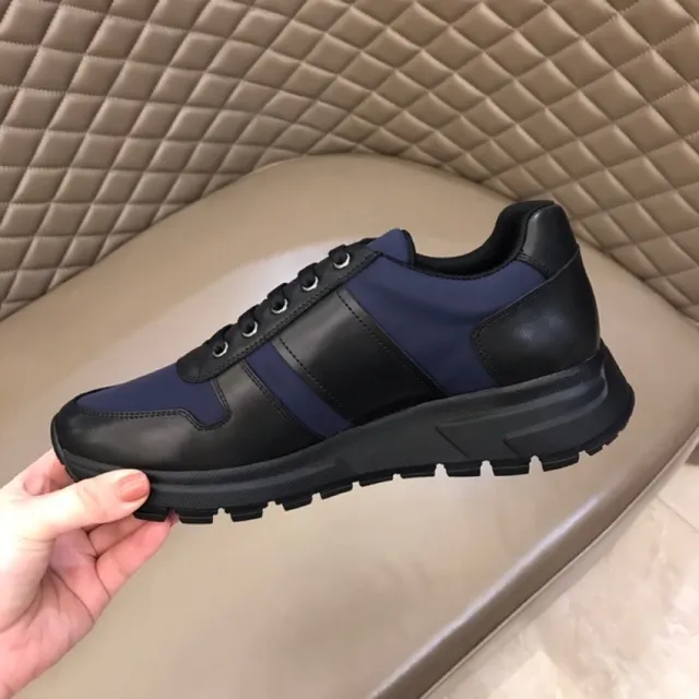 Prada Cloudbust Navy and Black Chunky Sneakers 3