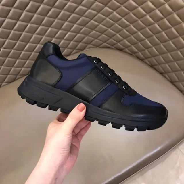 Prada Cloudbust Navy and Black Chunky Sneakers 5
