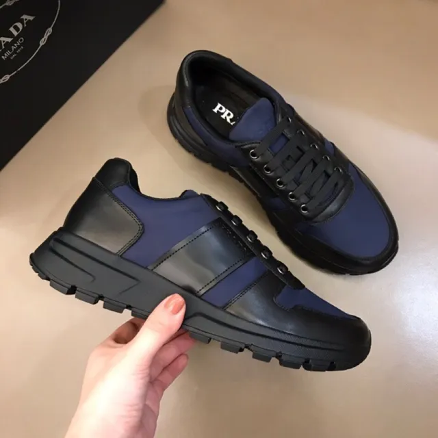 Prada Cloudbust Navy and Black Chunky Sneakers 6