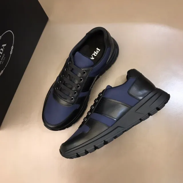 Prada Cloudbust Navy and Black Chunky Sneakers 8