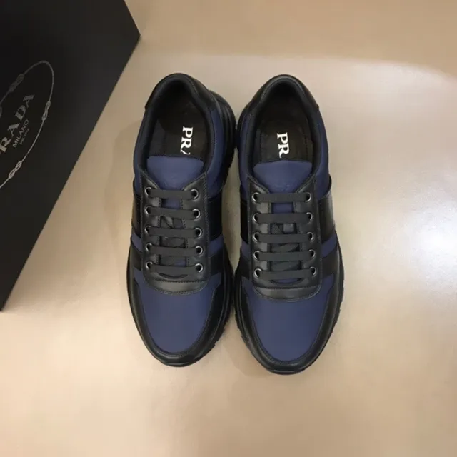Prada Cloudbust Navy and Black Chunky Sneakers 9