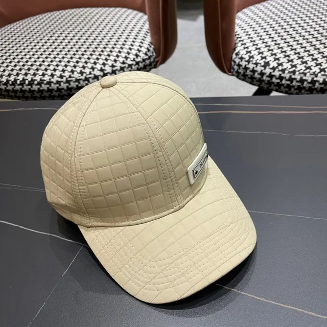 Prada Quilted Grid Baseball Cap 8