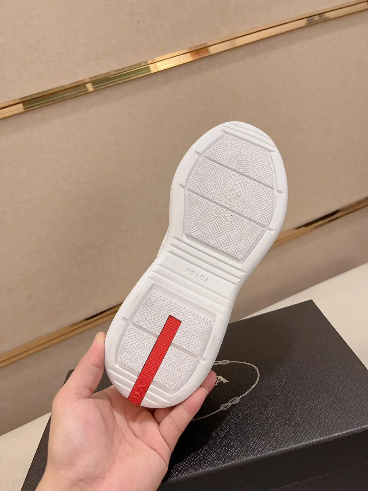 Prada White Black Mesh And Synthetic Panel Construction Monochrome Lifestyle Sneakers 9