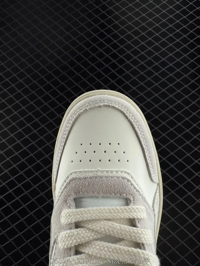 Puma Doublecourt Beige and Navy sneakers lifestyle 5