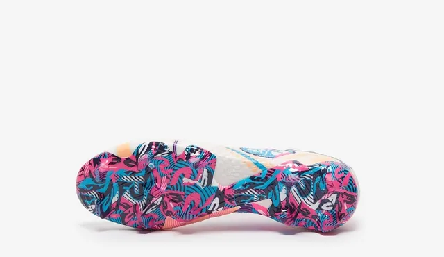 Puma Future Z جرافيتي متعدد الألوان Firm-Ground أحذية كرة القدم 4