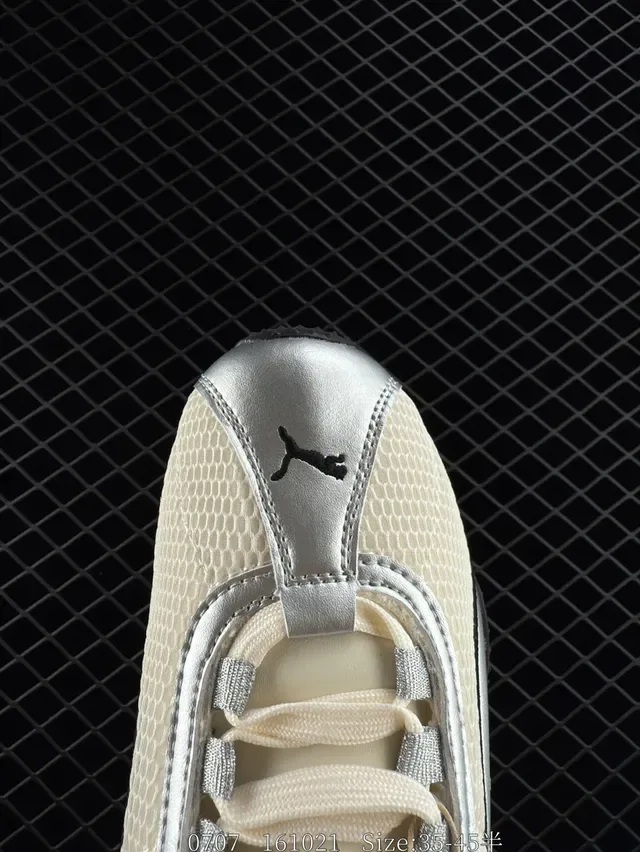 Puma Indoor OG Beige Noir Maille Lifestyle Sneakers 3