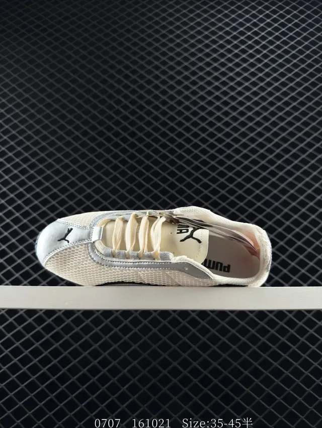 Puma Indoor OG Beige Noir Maille Lifestyle Sneakers 6