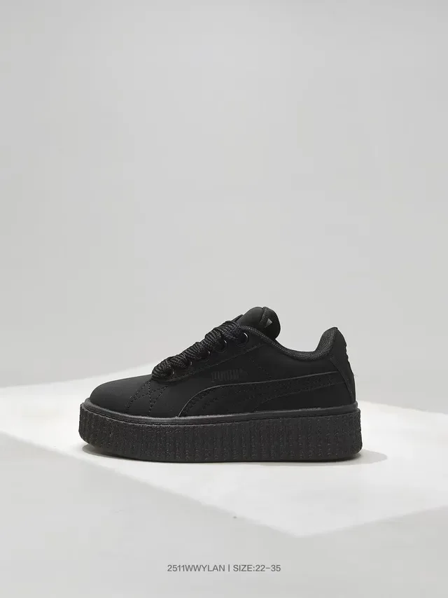 Puma Red White Platform Sole Padded Collar Lifestyle Sneakers 14