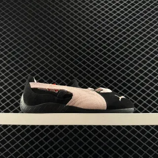 Puma Speedcat Black and Pink Suede Mary Jane Shoes