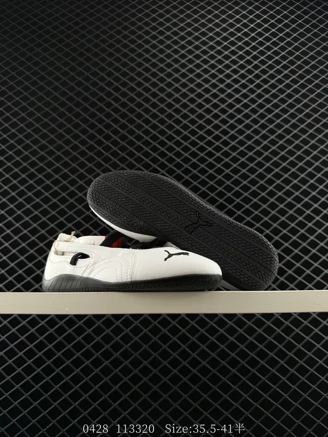 Puma Speedcat Chaussures Mary Jane en Daim Noir et Rose 3