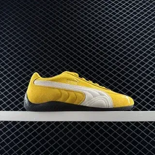 Puma Speedcat OG Yellow Beige Suede Lifestyle Sneakers