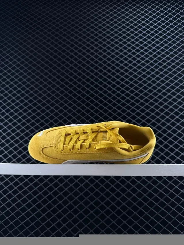 Puma Speedcat OG Chaussures Lifestyle Jaune Beige Daim 4