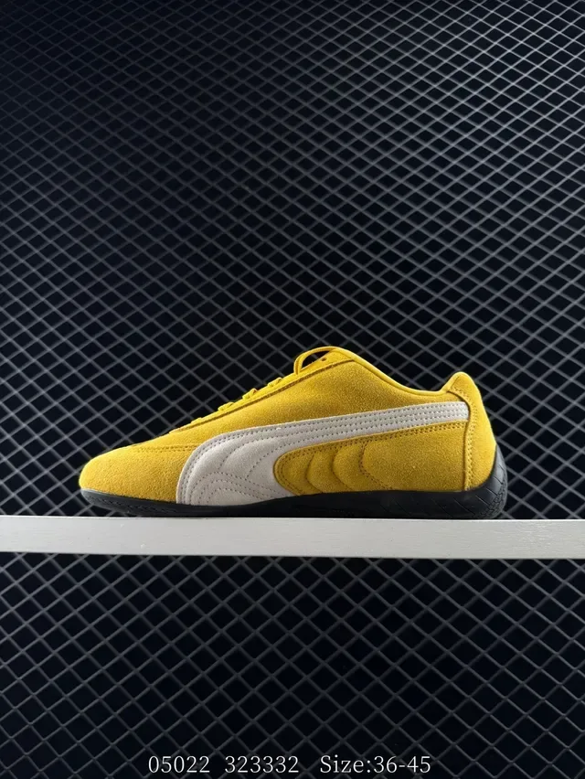 Puma Speedcat OG Chaussures Lifestyle Jaune Beige Daim 5