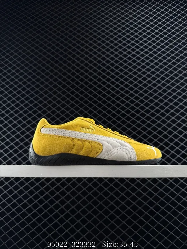 Puma Speedcat OG Chaussures Lifestyle Jaune Beige Daim 6