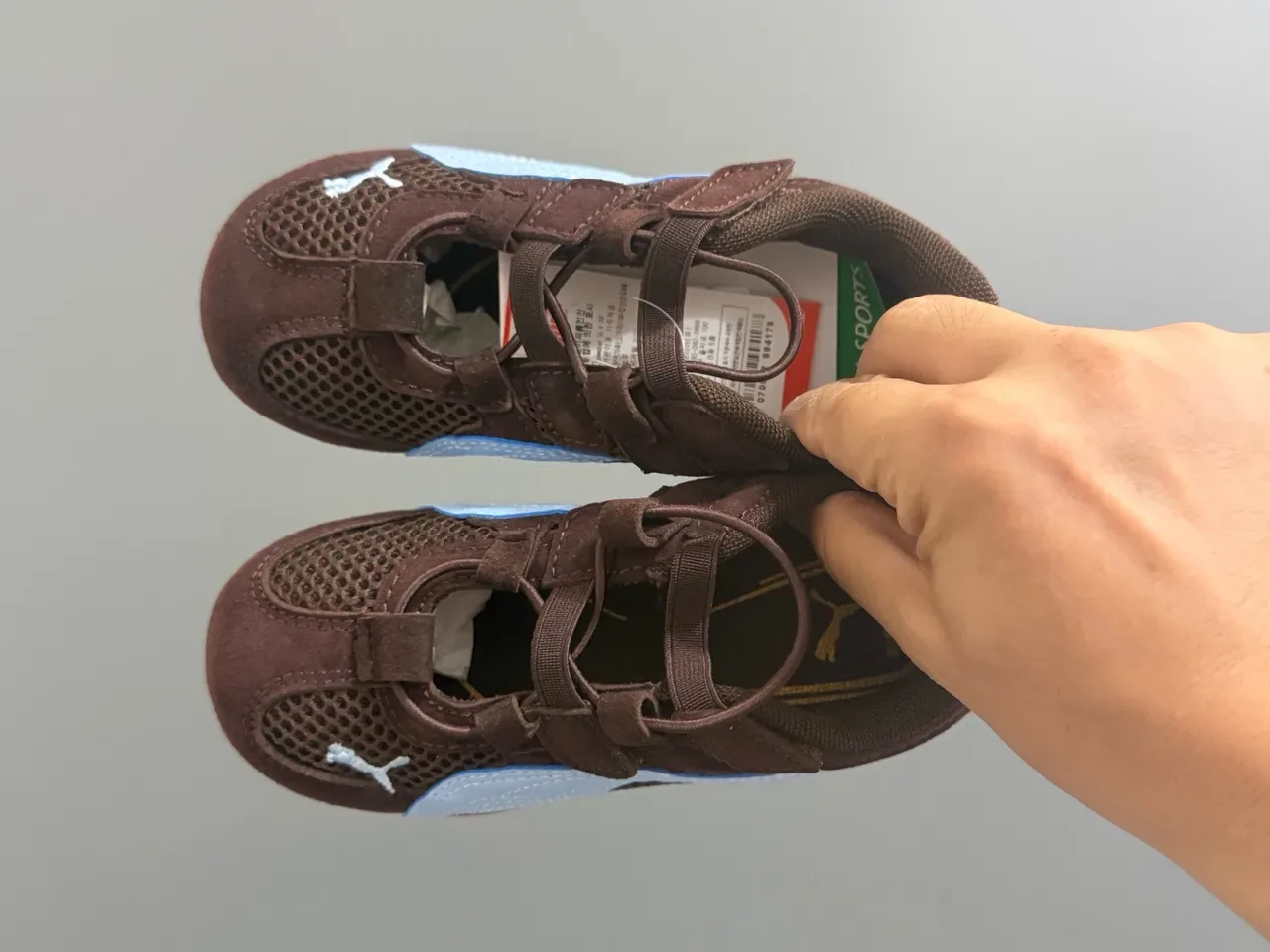 Puma Speedcat Silver 儿童生活方式运动鞋 13