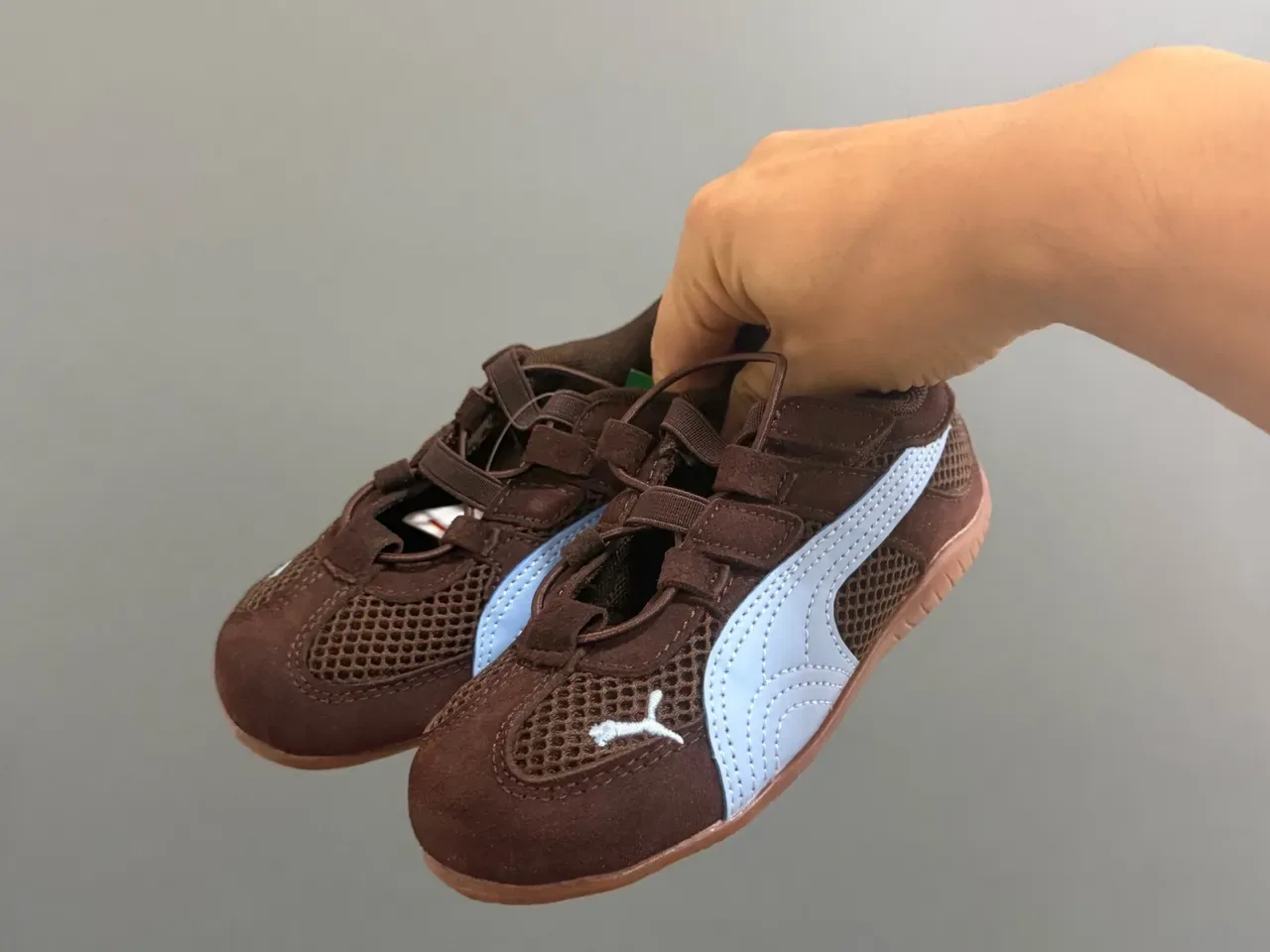 Puma Speedcat Silver 儿童生活方式运动鞋 14