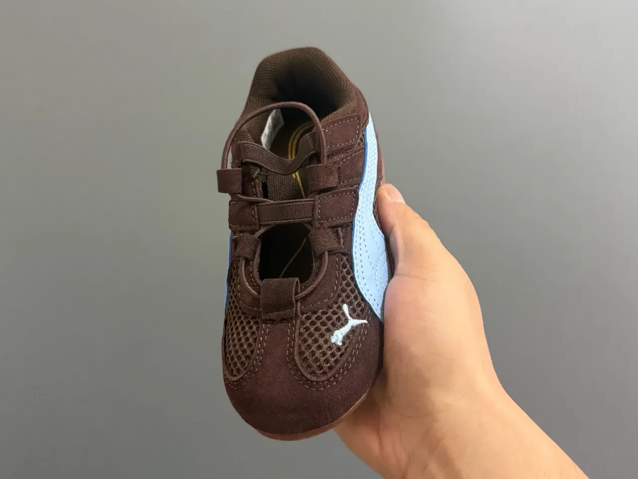 Puma Speedcat Silver 儿童生活方式运动鞋 15