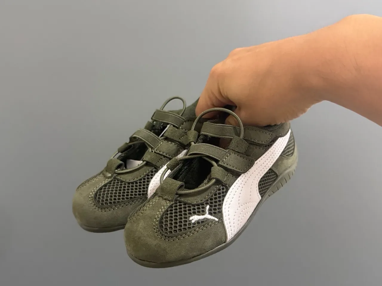 Puma Speedcat Silver 儿童生活方式运动鞋 23