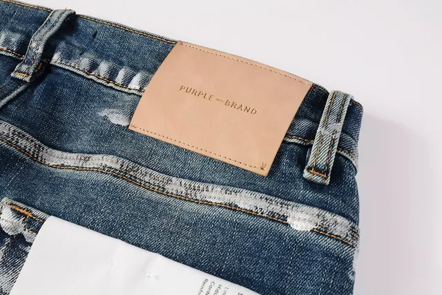 Purple Brand Distressed Bleached Slim-Fit Jeans 5