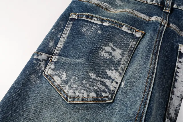 Purple Brand Distressed Bleached Slim-Fit Jeans 6
