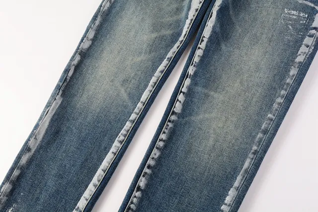 Purple Brand Distressed Bleached Slim-Fit Jeans 9