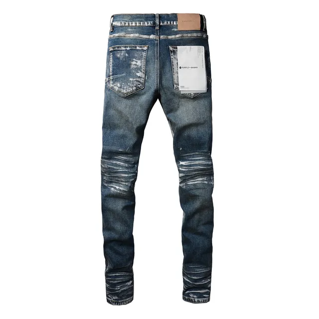 Purple Brand Distressed Bleached Slim-Fit Jeans 15