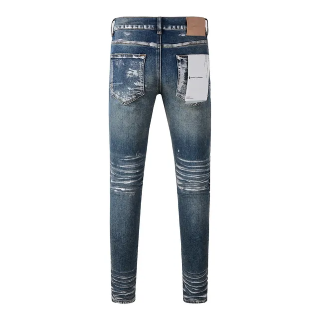 Purple Brand Distressed Bleached Slim-Fit Jeans 17