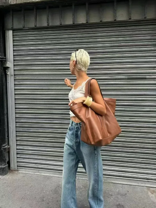 Saint Laurent Bege Laranja Pulseira Assimétrica De Resina Esculpida 3