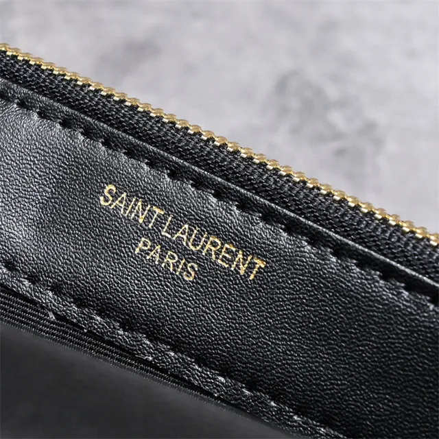 Saint Laurent Loulou Beige Quilted Chain Bag 4