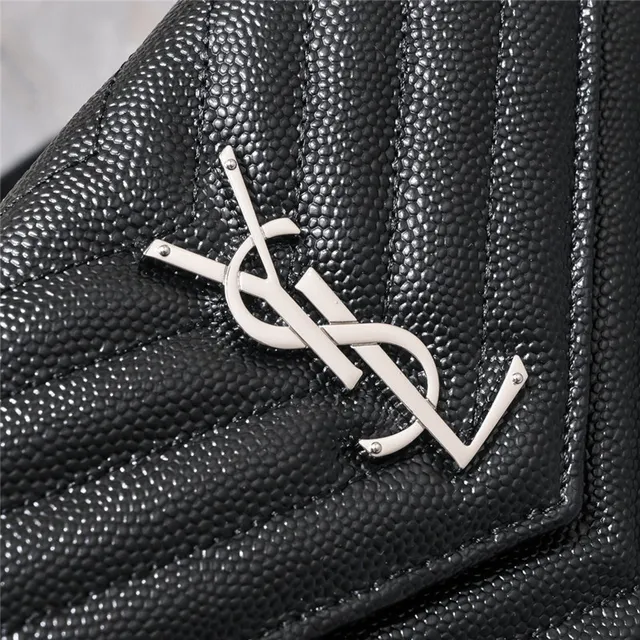 Saint Laurent Loulou Beige Quilted Chain Bag 14