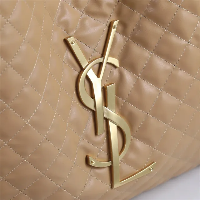 Saint Laurent Loulou Quilted Black Leather Tote Bag 4