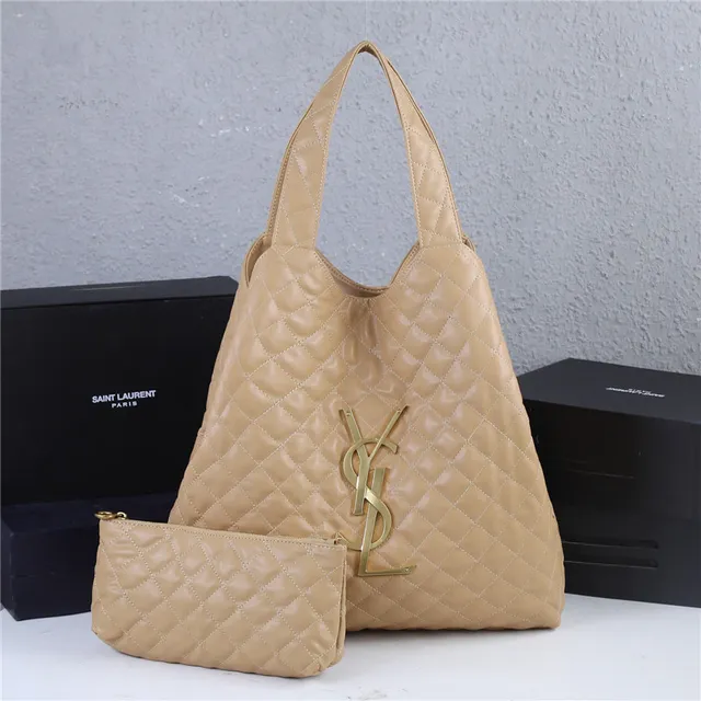 Saint Laurent Loulou Quilted Black Leather Tote Bag 9