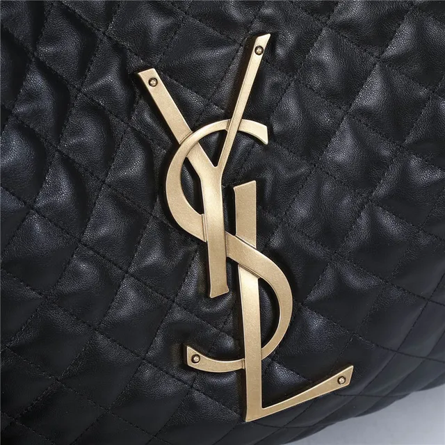 Saint Laurent Loulou Quilted Black Leather Tote Bag 19