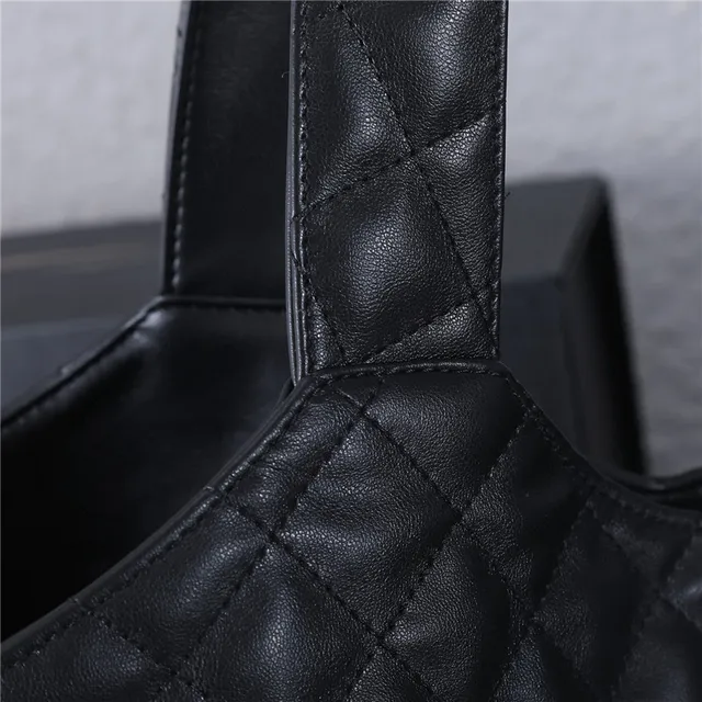 Saint Laurent Loulou Quilted Black Leather Tote Bag 23