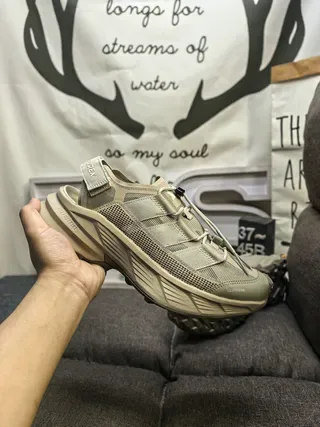Salomon ACS Pro Beige Mesh Hybrid Lifestyle Sneakers 5